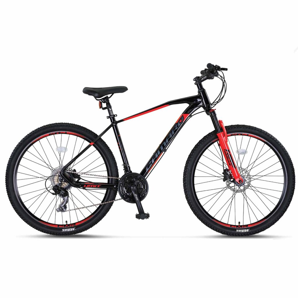 Kalnų dviratis Umit Camaro Hyd 21G, 29", raudonas/juodas kaina ir informacija | Dviračiai | pigu.lt