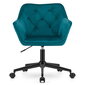 COPA pasukamas fotelis, jūros žalias aksomas kaina ir informacija | Biuro kėdės | pigu.lt