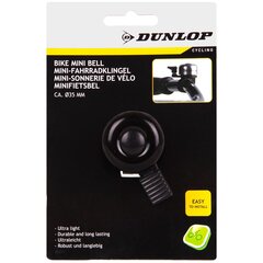Dviračio skambutis Dunlop, juodas kaina ir informacija | Dviračių skambučiai, signalai | pigu.lt