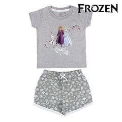 Vasariška pižama Frozen, Pilkos spalvos kaina ir informacija | Pižamos, chalatai mergaitėms | pigu.lt