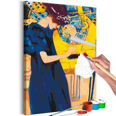Картина по номерам Gustav Klimt: Music 40x60 см цена и информация | Живопись по номерам | pigu.lt