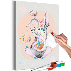 Картина по номерам Colourful Rabbit 40x60 см цена и информация | Живопись по номерам | pigu.lt