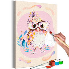 Картина по номерам Owl Chic 40x60 см цена и информация | Живопись по номерам | pigu.lt