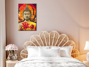 Картина по номерам Fiery Buddha 40x60 см цена и информация | Живопись по номерам | pigu.lt