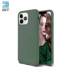 Riff Тонкий & Мягкий силиконовый чехол-крышка с мягкой подкладкой для Apple iPhone 12 Pro Max Зеленый цена и информация | Чехлы для телефонов | pigu.lt