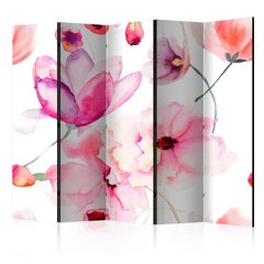 Перегородка Розовые цветы II цена и информация | Мобильные стенки | pigu.lt