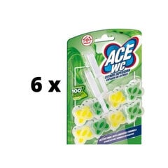 WC tualeto gaiviklis-valiklis ACE, Citrus explosion 2 vnt x 48 g x 6 vnt. pakuotė kaina ir informacija | ACE Apranga, avalynė, aksesuarai | pigu.lt