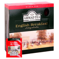 Ahmad Alu English Breakfast juodoji arbata, 100 vnt. kaina ir informacija | Arbata | pigu.lt