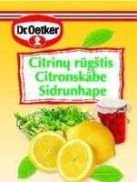 Лимонная кислота DR.Oetker, 20 г цена и информация | Специи, наборы специй | pigu.lt