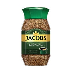 Кофе Jacobs Kronung растворимый, 200 г. цена и информация | Кофе, какао | pigu.lt
