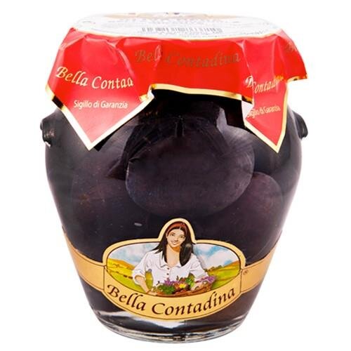 Didžiosios juodosios alyvuogės Bella Contadina su kauliukais, 314 ml kaina ir informacija | Konservuotas maistas | pigu.lt
