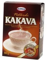 Klingai natūrali kakava , 80 g kaina ir informacija | Kava, kakava | pigu.lt