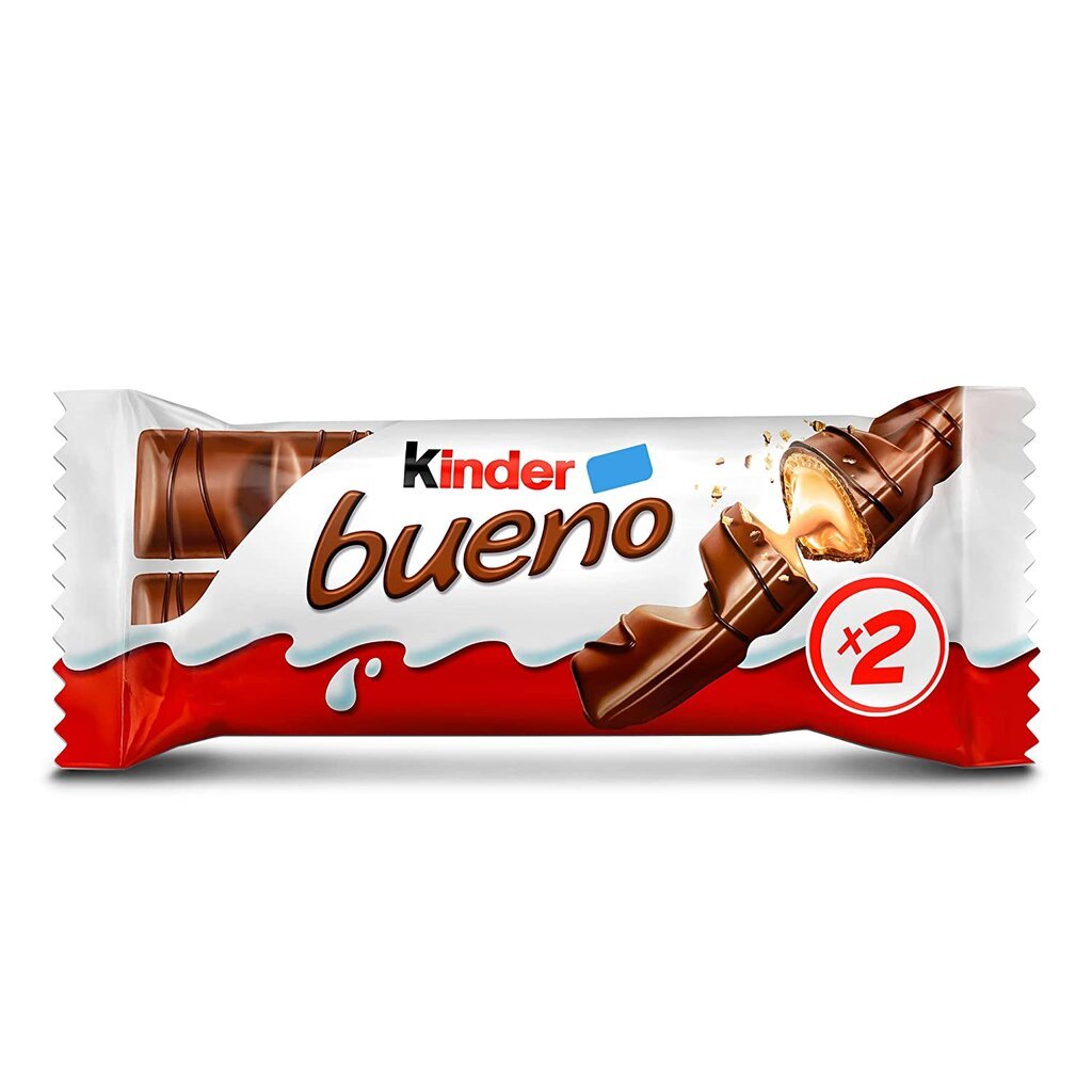 Šokoladinis batonėlis Kinder Bueno, 43 g. kaina ir informacija | Saldumynai | pigu.lt