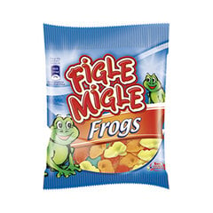 Жевательные конфеты Figle Migle Frogs, 80 г цена и информация | Сладости | pigu.lt