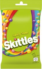 Драже Skittles Crazy Sours, 125 г цена и информация | Сладости | pigu.lt