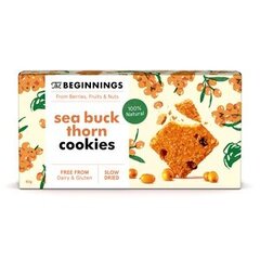 The Beginning veganiški sausainiai su šaltalankiais, 80 g kaina ir informacija | Saldumynai | pigu.lt