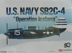 Модель для склеивания Academy 12545 U.S.Navy SB2C-4 Operation Iceberg 1/72 цена и информация | Склеиваемые модели | pigu.lt