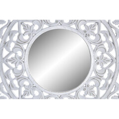 Настенное зеркало DKD Home Decor Стеклянный Белый Древесина манго Маринованный (90 x 3 x 135 cm) цена и информация | Зеркала | pigu.lt