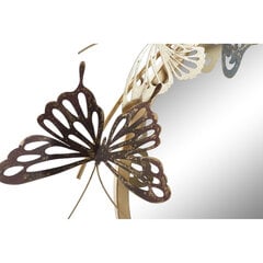 Настенное зеркало DKD Home Decor Бабочки (70 x 7 x 80.6 см) цена и информация | Зеркала | pigu.lt