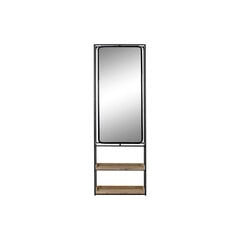 Sieninis veidrodis DKD Home Decor Veidrodis Natūralus Juoda Metalinis Medžio (60 x 17 x 183 cm) kaina ir informacija | Veidrodžiai | pigu.lt