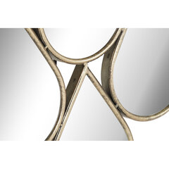 Sieninis veidrodis DKD Home Decor Veidrodis Auksinis Metalinis (65 x 2,5 x 72,5 cm) kaina ir informacija | Veidrodžiai | pigu.lt