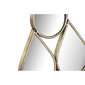 Sieninis veidrodis DKD Home Decor Veidrodis Auksinis Metalinis (49,5 x 2,5 x 99 cm) kaina ir informacija | Veidrodžiai | pigu.lt