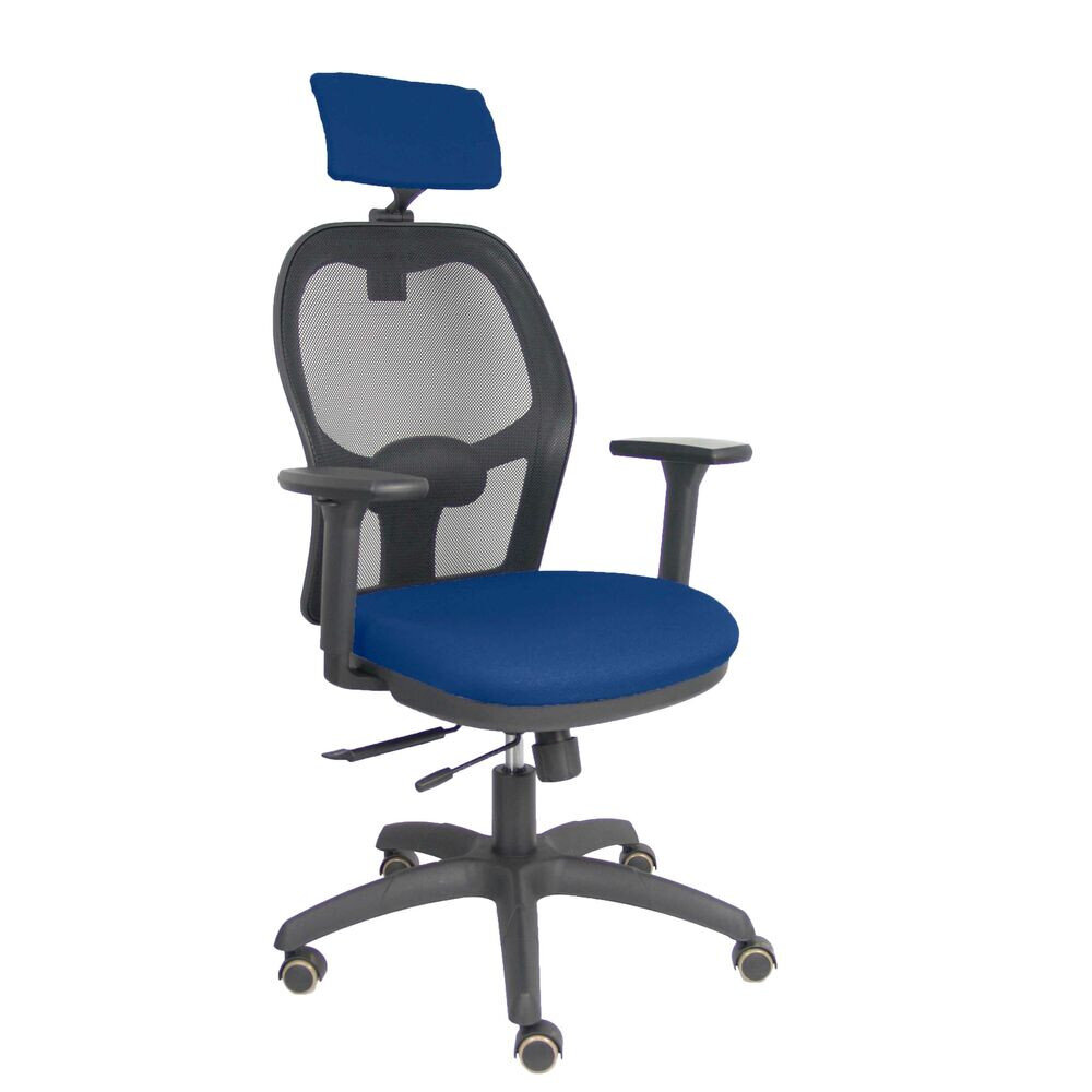 Ofiso kėdė su atrama galvai P&C B3DRPCR, tamsiai mėlyna kaina ir informacija | Biuro kėdės | pigu.lt