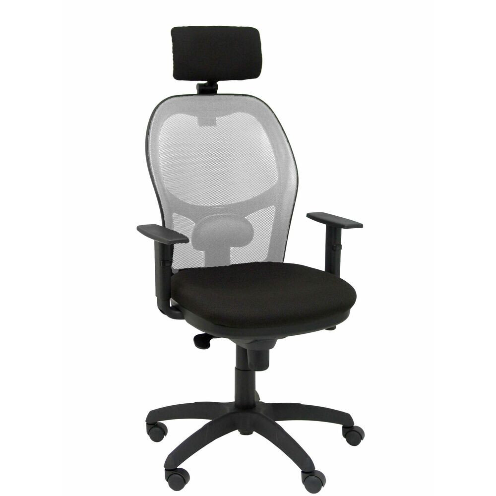 Ofiso kėdė su atrama galvai P&C 10CRNCR, juoda kaina ir informacija | Biuro kėdės | pigu.lt