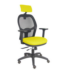 Ofiso kėdė su atrama galvai P&C B3DRPCR, geltona kaina ir informacija | Biuro kėdės | pigu.lt