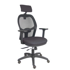 Ofiso kėdė su atrama galvai P&C B3DRPCR, tamsiai pilka kaina ir informacija | Biuro kėdės | pigu.lt