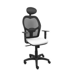 Ofiso kėdė su atrama galvai P&C B10CRNC, balta kaina ir informacija | Biuro kėdės | pigu.lt
