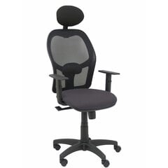 Ofiso kėdė su atrama galvai P&C B10CRNC, tamsiai pilka kaina ir informacija | Biuro kėdės | pigu.lt