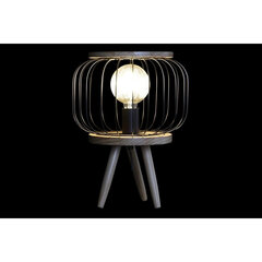 Настольная лампа DKD Home Decor, чёрная, коричневая 220В 50Вт (29 x 29 x 38 см) цена и информация | Настольные светильники | pigu.lt
