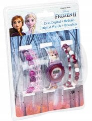 Skaitmeninis laikrodis + 4 apyrankės Frozen Elza kaina ir informacija | Lavinamieji žaislai | pigu.lt