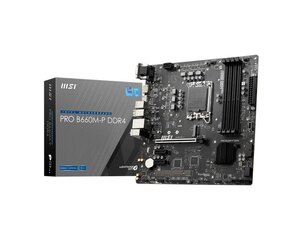 MSI PROB660M-PDDR4 kaina ir informacija | Pagrindinės plokštės | pigu.lt