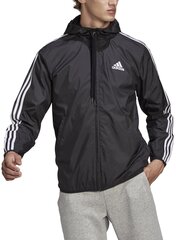 Мужская куртка Adidas M 3s Wv Wb GK9026/L, черная цена и информация | Мужская спортивная одежда | pigu.lt