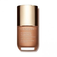 Makiažo pagrindas Clarins Everlasting Youth Fluid Foundation SPF15 30 ml, 112.3 Sandalwood kaina ir informacija | Makiažo pagrindai, pudros | pigu.lt