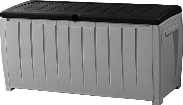 Keter dėžė daiktams - suoliukas Novel 340l kaina ir informacija | Komposto dėžės, lauko konteineriai | pigu.lt