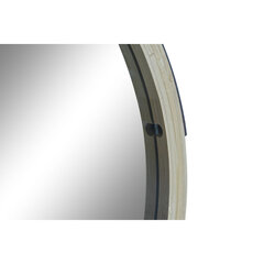 Sieninis veidrodis DKD Home Decor Veidrodis Natūralus Ruda Bambukas PU (38 x 2 x 43 cm) kaina ir informacija | Veidrodžiai | pigu.lt