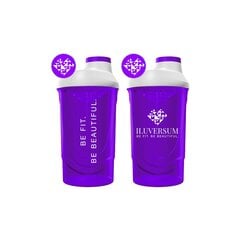 Plaktuvė Iluversum Insane Purple, 600 ml kaina ir informacija | Gertuvės | pigu.lt