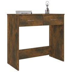 Rašomasis stalas, dūminio ąžuolo spalvos, 80x40x75cm, mediena цена и информация | Компьютерные, письменные столы | pigu.lt