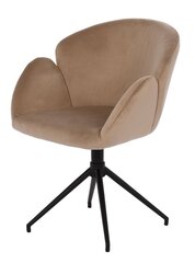 Kėdė L6, ruda/juoda kaina ir informacija | Virtuvės ir valgomojo kėdės | pigu.lt