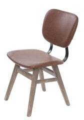 Kėdė L6, ruda kaina ir informacija | Virtuvės ir valgomojo kėdės | pigu.lt