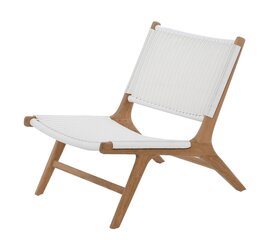 Fotelis, 58x76x67 cm, baltas kaina ir informacija | Lauko kėdės, foteliai, pufai | pigu.lt