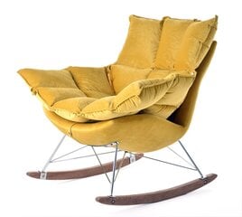 Supamas fotelis L6, geltonas kaina ir informacija | Svetainės foteliai | pigu.lt