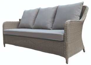 Lauko sofa, ruda цена и информация | Комплекты уличной мебели | pigu.lt