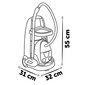 Valymo vežimėlis su dulkių siurbliu Smoby, 9 priedai kaina ir informacija | Žaislai mergaitėms | pigu.lt