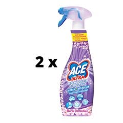 Universalus valiklis Ace Ultra Floral Perfume, putos, 700ml x 2 vnt. pakuotė kaina ir informacija | ACE Apranga, avalynė, aksesuarai | pigu.lt