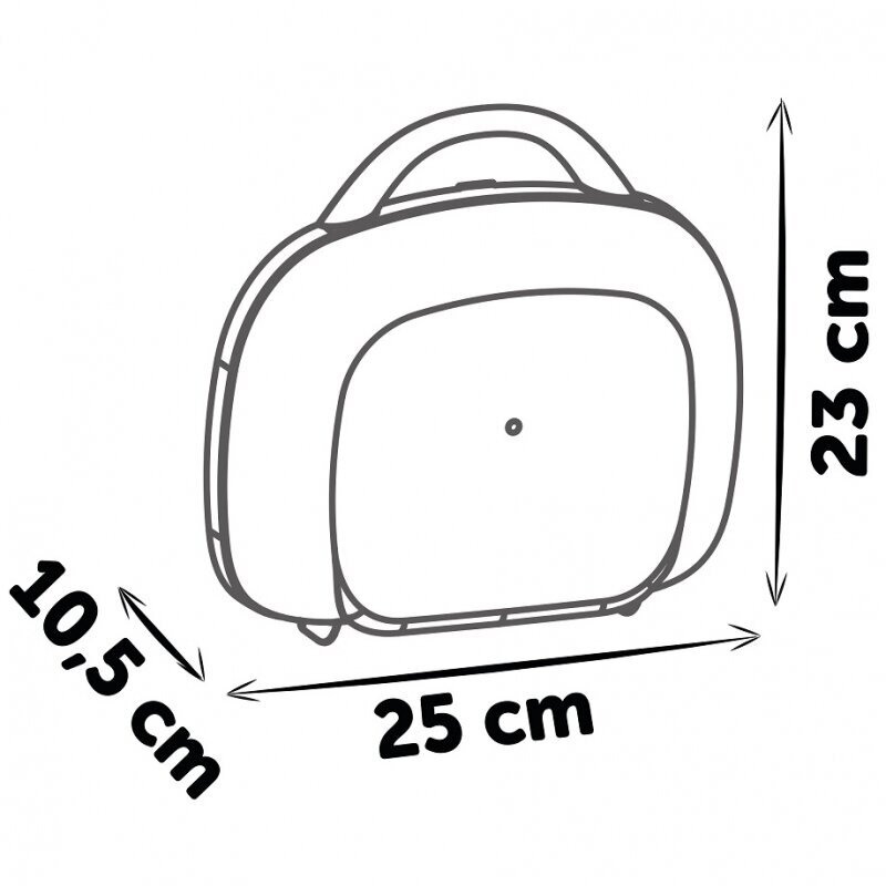 Lagaminas Smoby su priedais цена и информация | Žaislai mergaitėms | pigu.lt