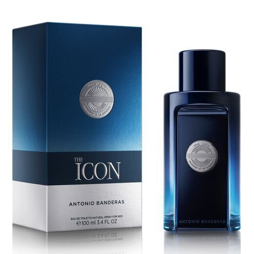 Tualetinis vanduo Antonio Banderes The Icon EDT vyrams 100 ml kaina ir informacija | Kvepalai vyrams | pigu.lt